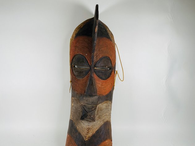 Image for (1) Songye Kifwebe African Tribal Mask