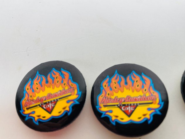 Image for (6) Harley Davidson Collector Pins and Button Pins