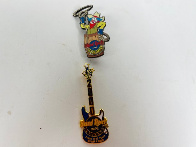 Image for (7) Hard Rock Café Collector Pins, some Limited Edition