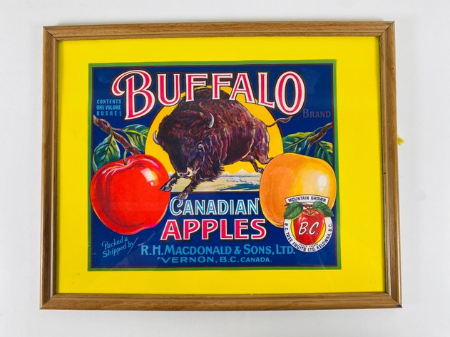 Image for (3) Framed Buffalo Advertising Prints