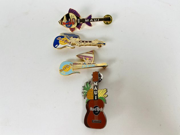 Image for (8) Hard Rock Café Collector Pins