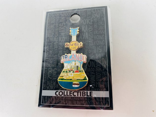 Image for (8) Hard Rock Café Collector Pins