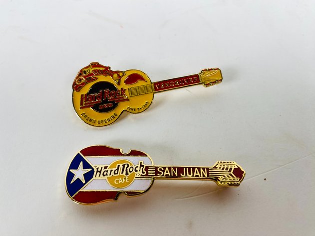Image for (7) Hard Rock Café Collector Pins