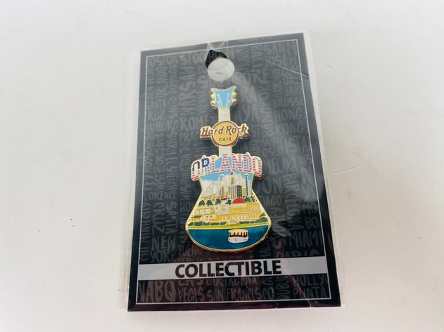 Image for (7) Hard Rock Café Collector Pins, some Limited Edition