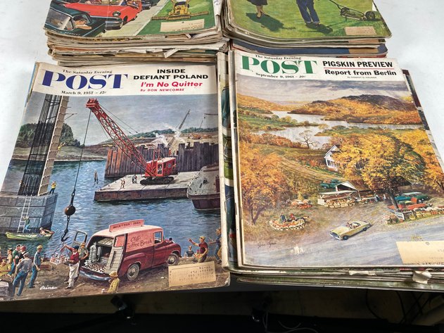 Image for (40+) Late 1950s-1960s Saturday Evening Post Magazines