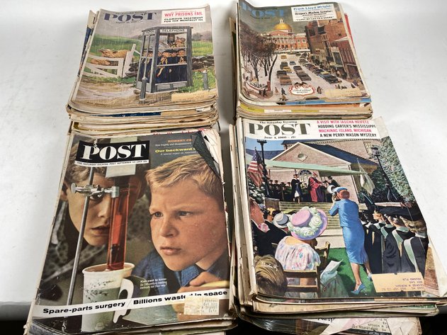 Image for (55+) Late 1950s-1960s Saturday Evening Post Magazines