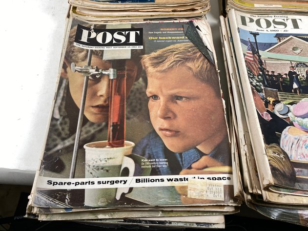 Image for (55+) Late 1950s-1960s Saturday Evening Post Magazines