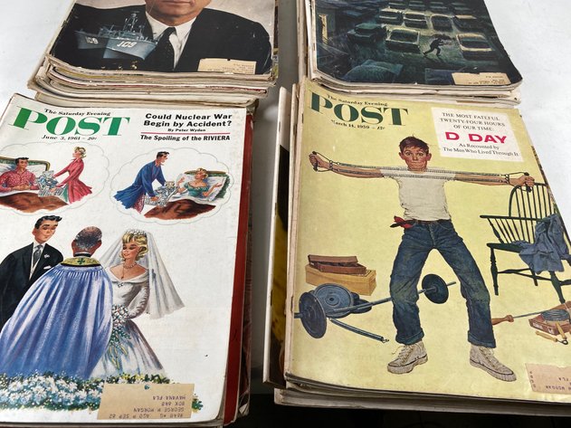 Image for (40+) Late 1950s-1960s Saturday Evening Post Magazines