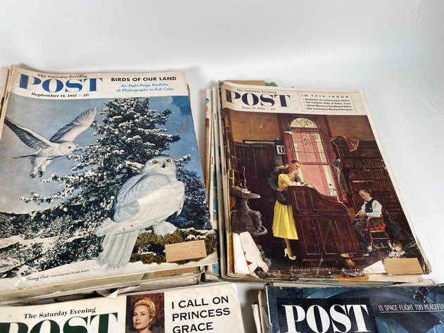 Image for (40+) Late 1950s-1960s Saturday Evening Post Magazines