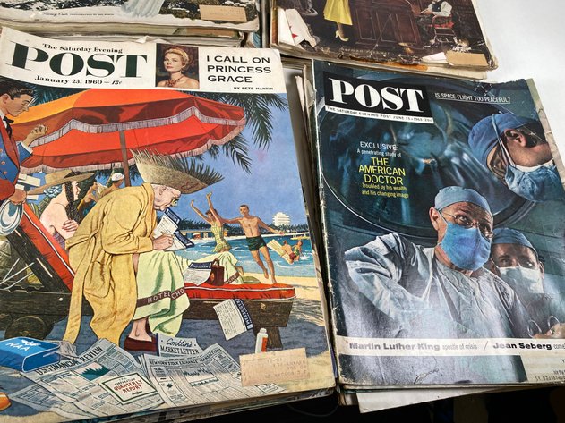 Image for (40+) Late 1950s-1960s Saturday Evening Post Magazines