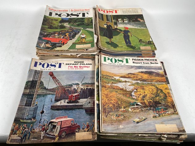Image for (40+) Late 1950s-1960s Saturday Evening Post Magazines