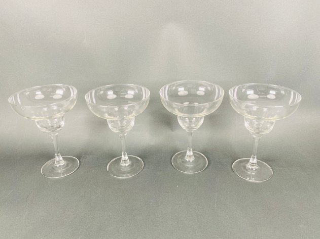 Image for Assorted Drinkware, including (6) Libbey Cactus Stem Margarita Glasses, (4) Clear Glass Margarita Glasses and (1) Glass Pitcher