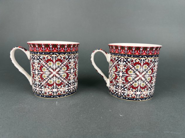 Image for (11) EasyLife Mugs (Around the World Pattern)