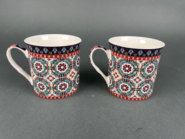 Image for (11) EasyLife Mugs (Around the World Pattern)