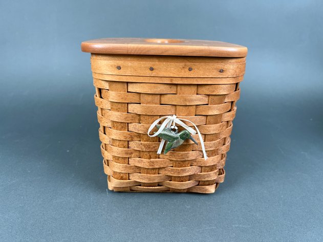 Image for Assorted Wooden Bowls, Basket , Tissue Holder and Napkin Rings