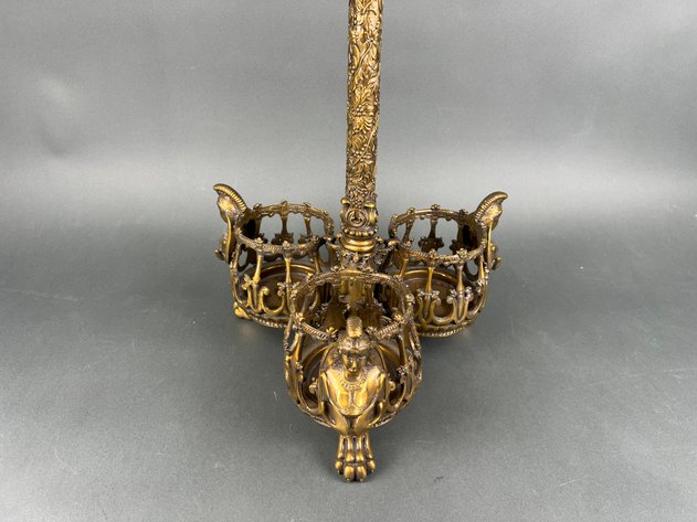 Image for Antique Brass Bottle Caddy