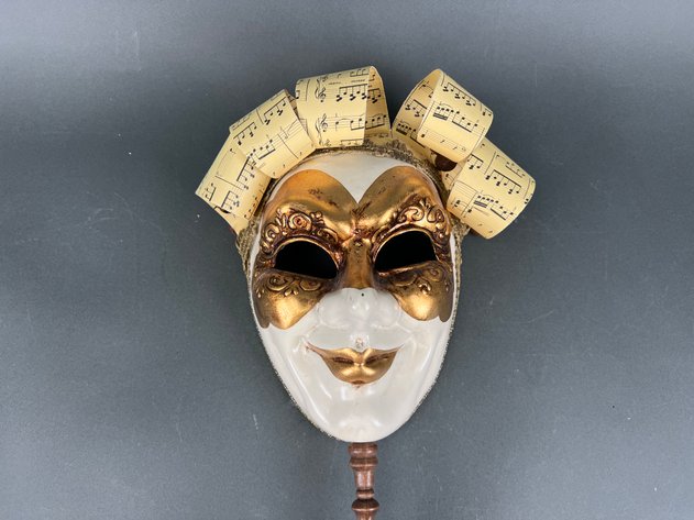 Image for (2) Mardi Gras Plastic Masks