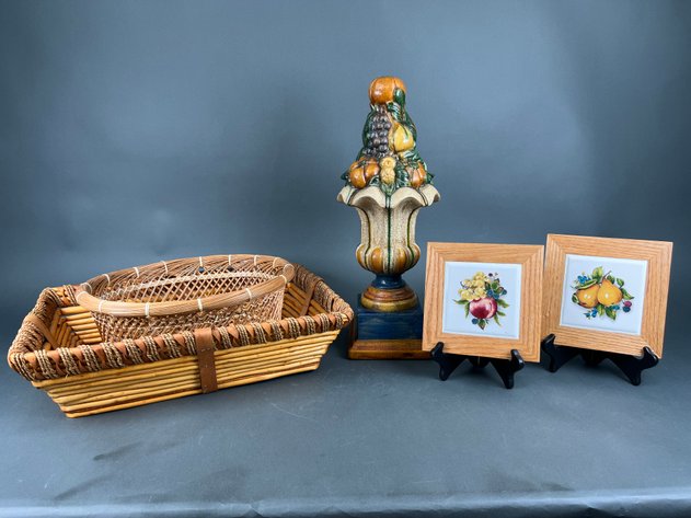 Image for Assorted Fruit Theme Decor and Baskets