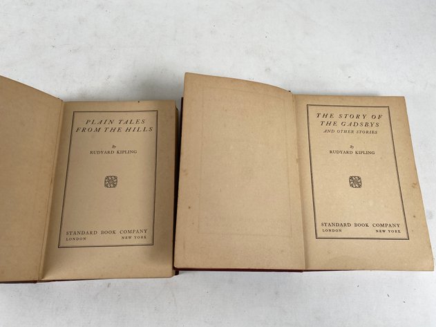 Image for (2) Vintage Pair of Books by Rudyard Kipling, 