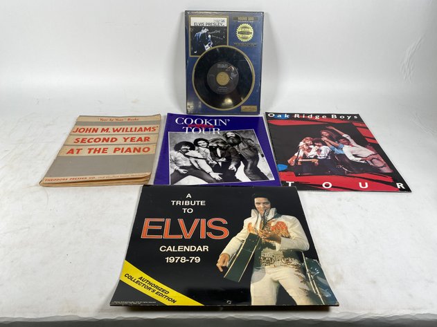 Image for (5) Assortment of Vintage Musical Memorabilia