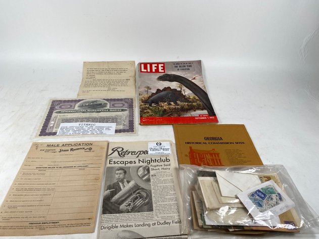 Image for Collection of Vintage Stamps and Memorabilia