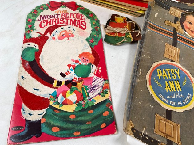 Image for (15+) Vintage Picture and Paint Books, Paper Doll and Paper Puppets