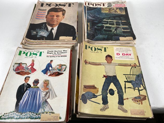Image for (40+) Late 1950s-1960s Saturday Evening Post Magazines