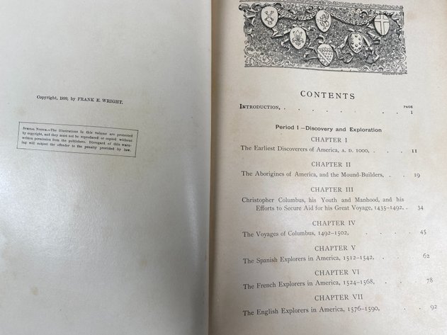 Image for 1899 Ellis's History of the United States by Edward A. Ellis, 6 Volumes