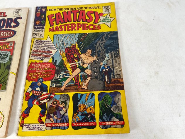 Image for (6) Vintage Marvel Comic Books, 1966-1991, X-Men, Phantom Eagle, Fantasy Masterpieces and More!