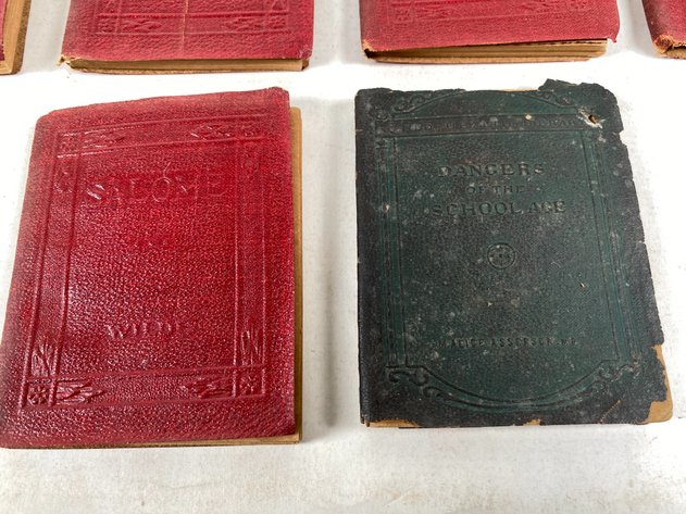 Image for (18) Antique Little Leather Readers