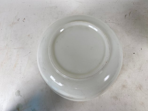 Image for (3) Milk Glass Casserole Dishes and Mixing Bowls, Including Anchor Hocking, Pyrex and Sunbeam