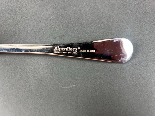 Image for Alpenberg Stainless Flatware Set with Red Textured Storage Case