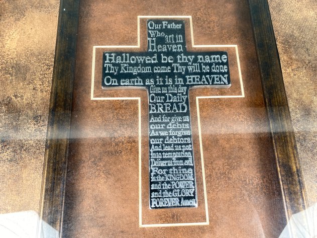 Image for Framed Relief Art and Brass Picture Light