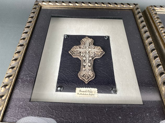 Image for Pair of Framed Relief Art