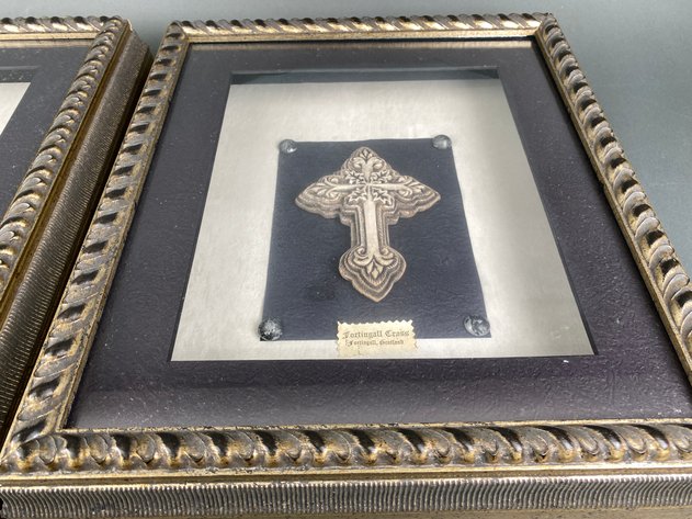 Image for Pair of Framed Relief Art