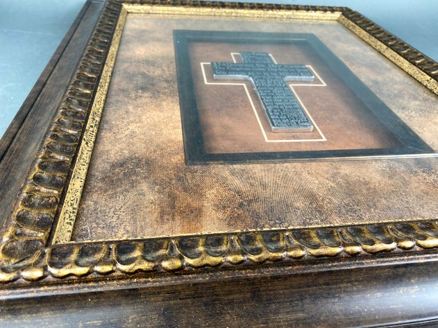 Image for Framed Relief Art and Brass Picture Light
