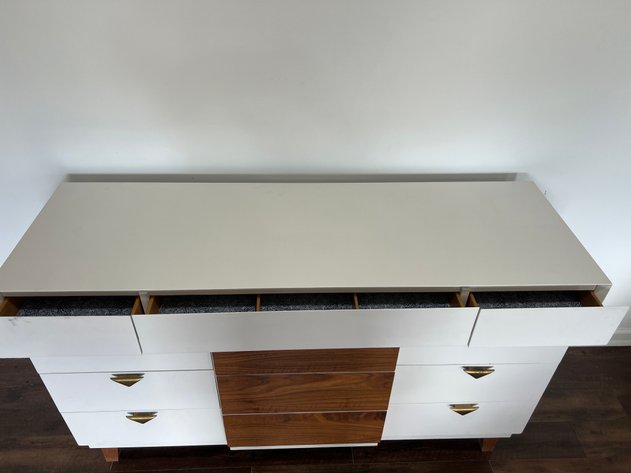 Image for Mid Century Modern Style (12) Drawer Dresser