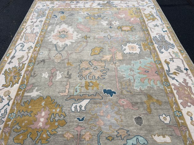 Image for Hand Knotted Wool Oushak Rug