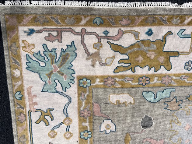 Image for Hand Knotted Wool Oushak Rug