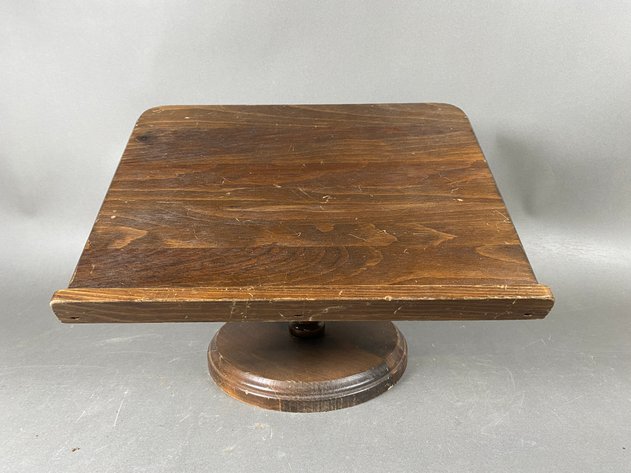 Image for Antique Solid Wood Lectern and 