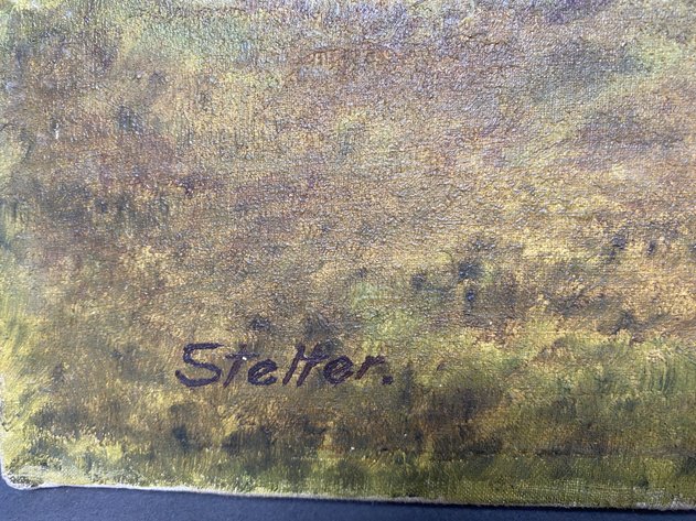 Image for (2) Signed Original Oil on Canvas Landscape Scenes Signed by Artist Stelton