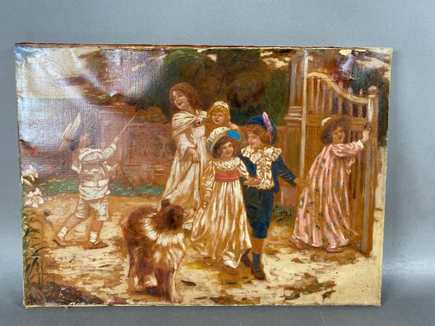 Image for (3) Original Oil on Canvas Wall Art, (2) Signed by Artist Stelter