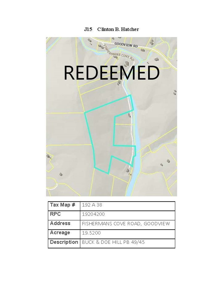 Image for JS15 - 19.52 acres +/- on Fisherman’s Cove Road, Goodview, Buck & Doe Hill