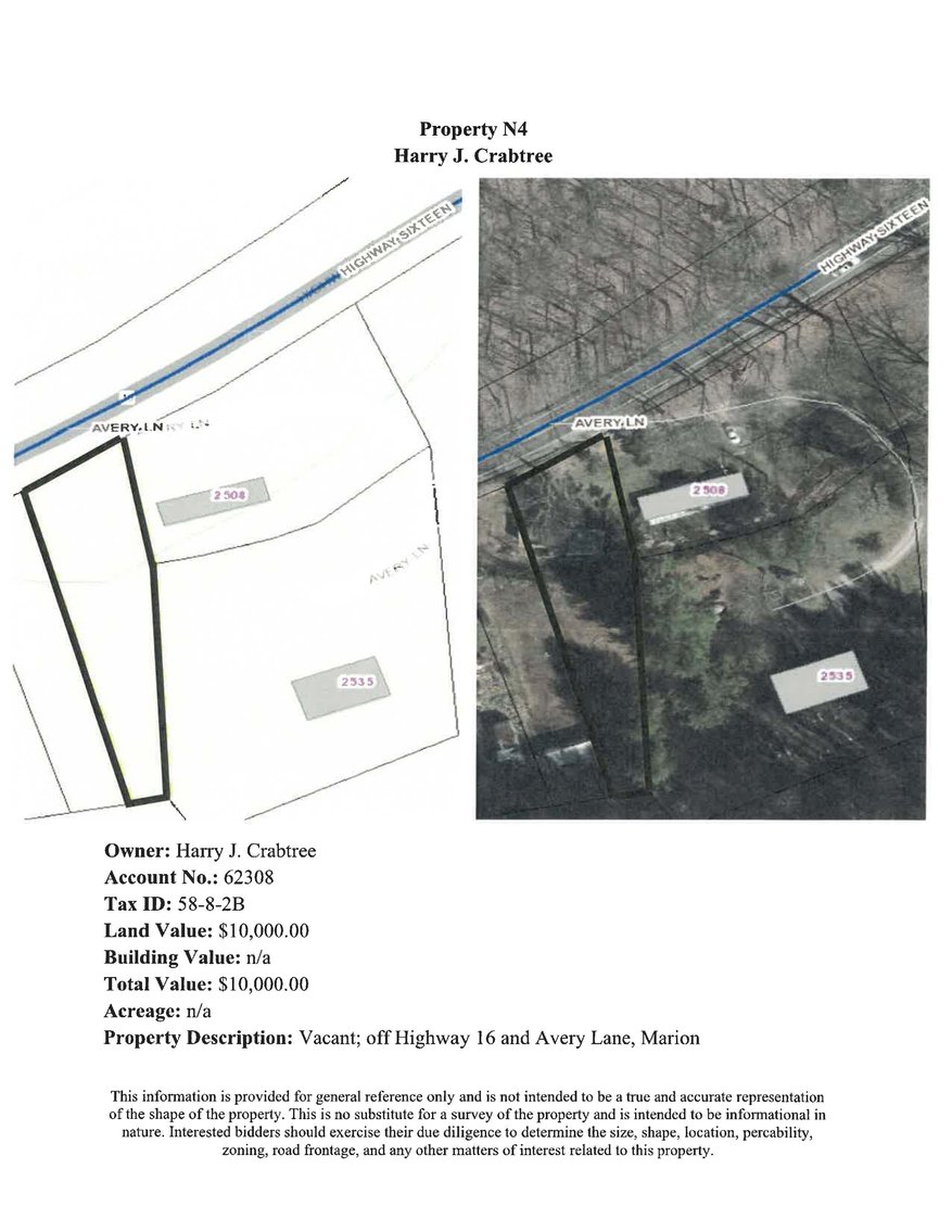 Image for NJ4 - Vacant; Off Highway 16 and Avery Lane, Marion