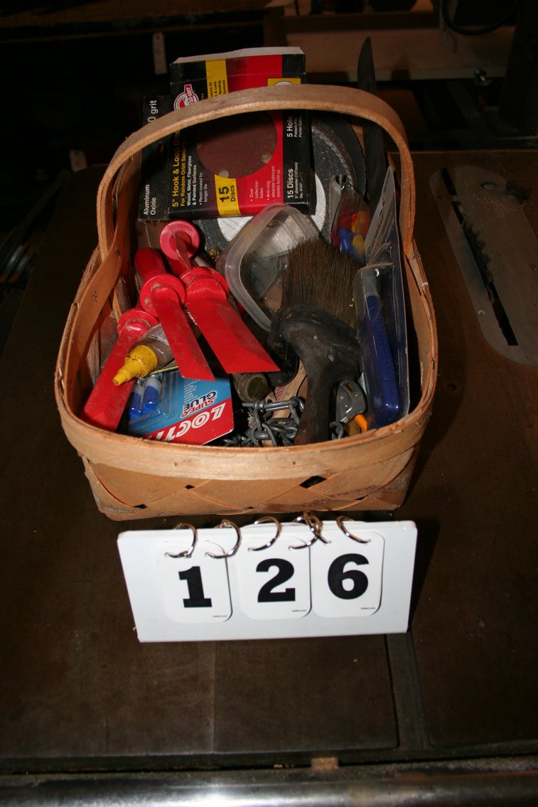 Image for Basket of Misc Items
