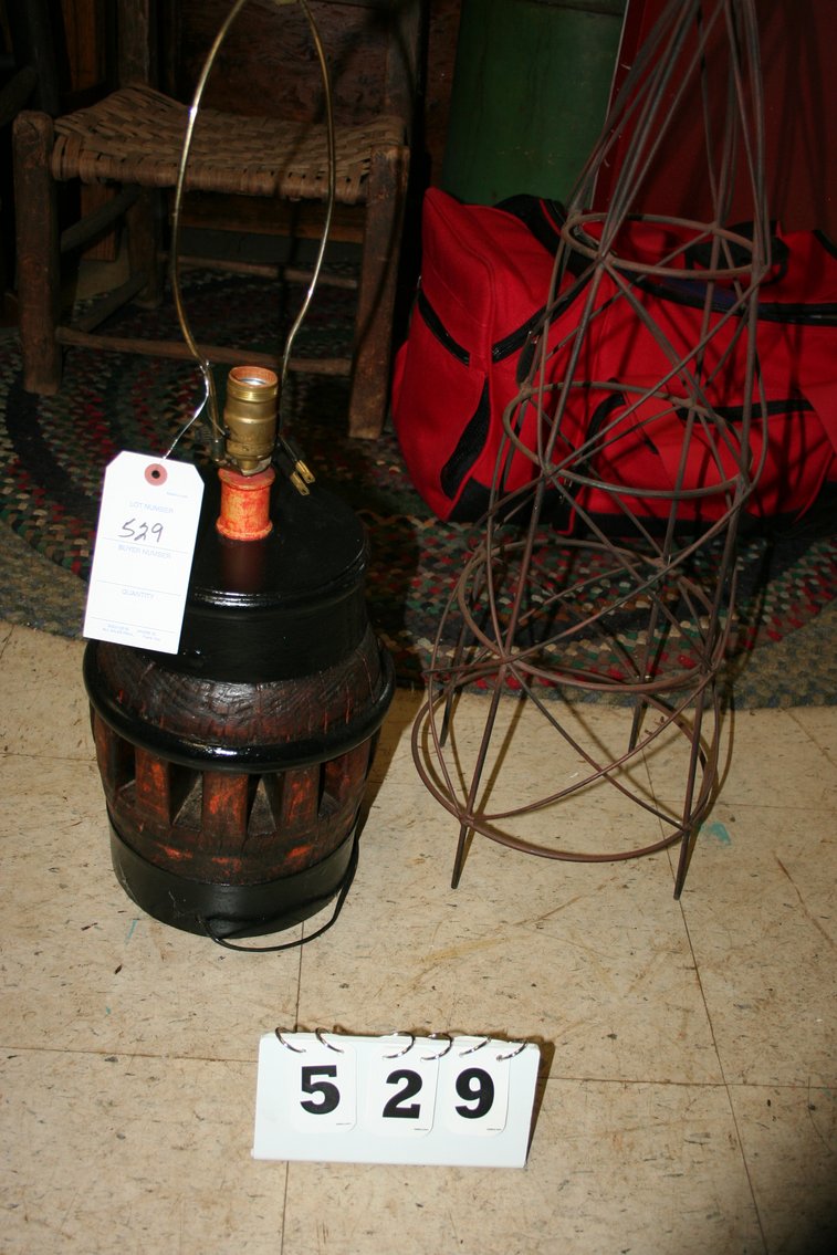 Image for Wagon Wheel Lamp
