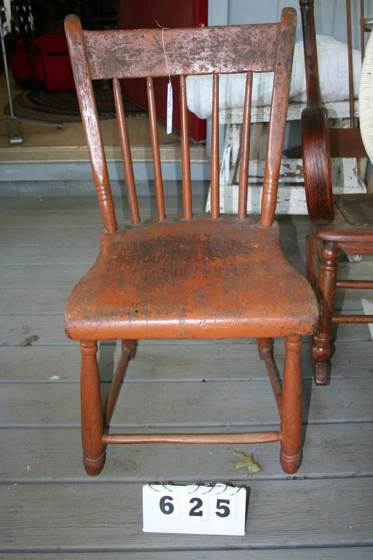 Image for Primitive Painted Wooden Chair