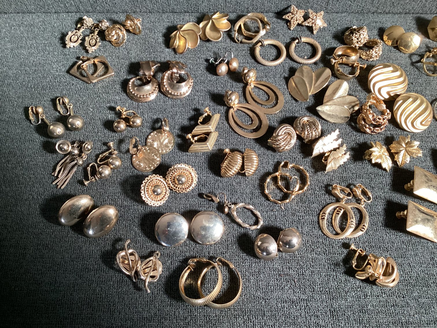 Image for Gold Tone Earrings - Clip On