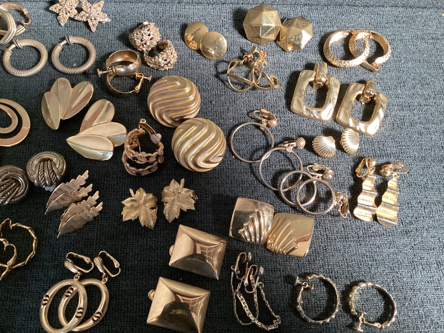 Image for Gold Tone Earrings - Clip On