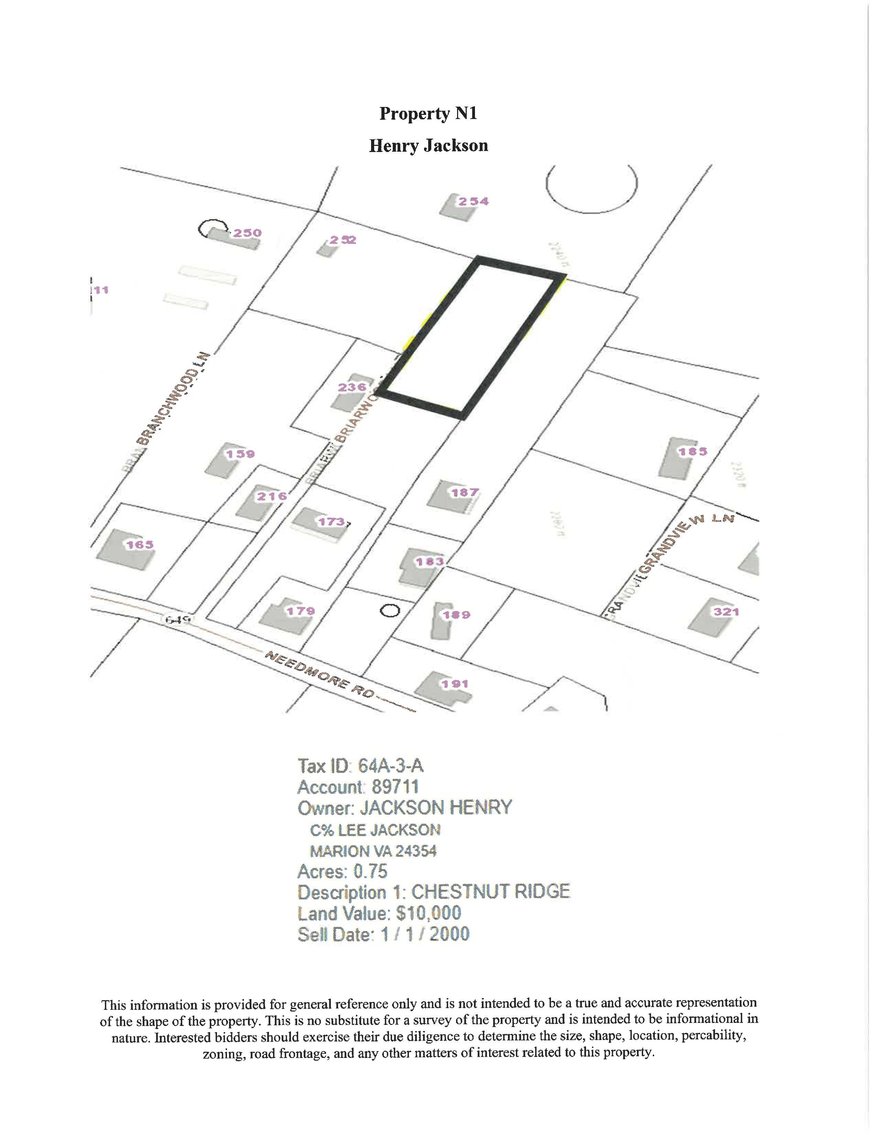 Image for NJ1 Vacant; Briarwood Lane, Chilhowie